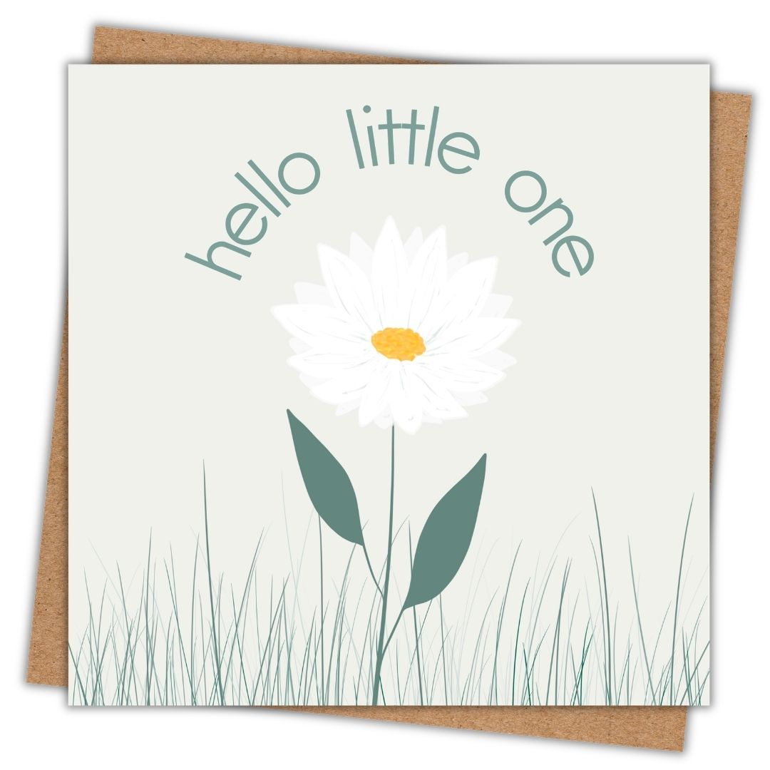 Hello Little One, New Baby Card