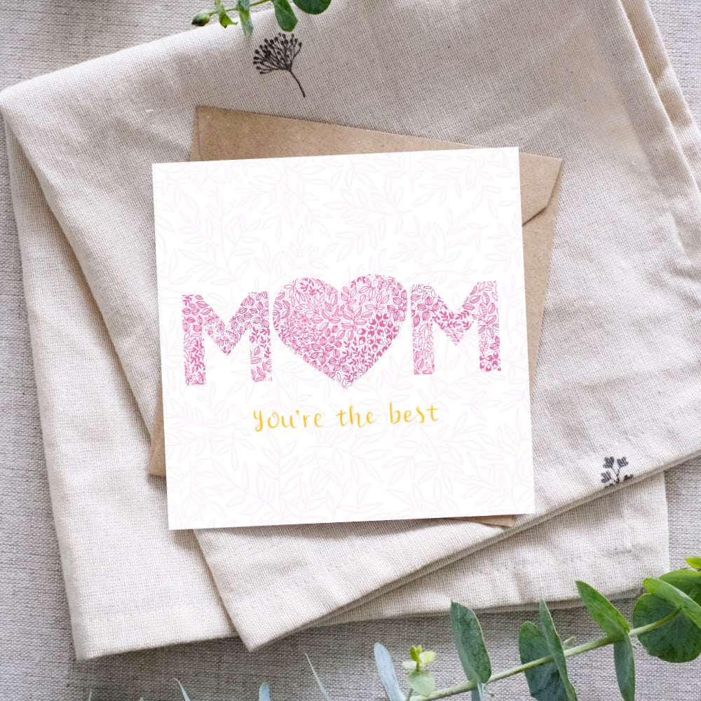 Mum You're the Best, Card
