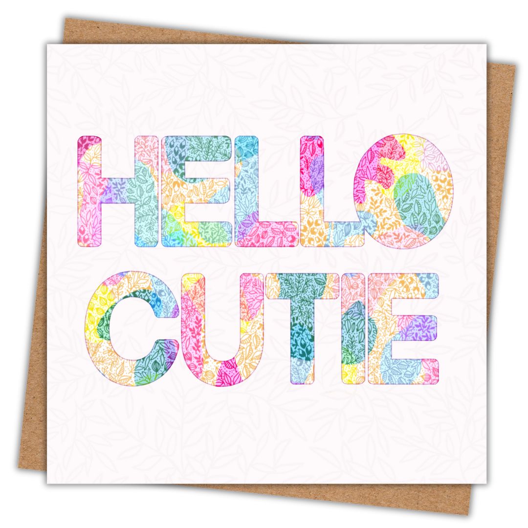 Hello Cutie Card