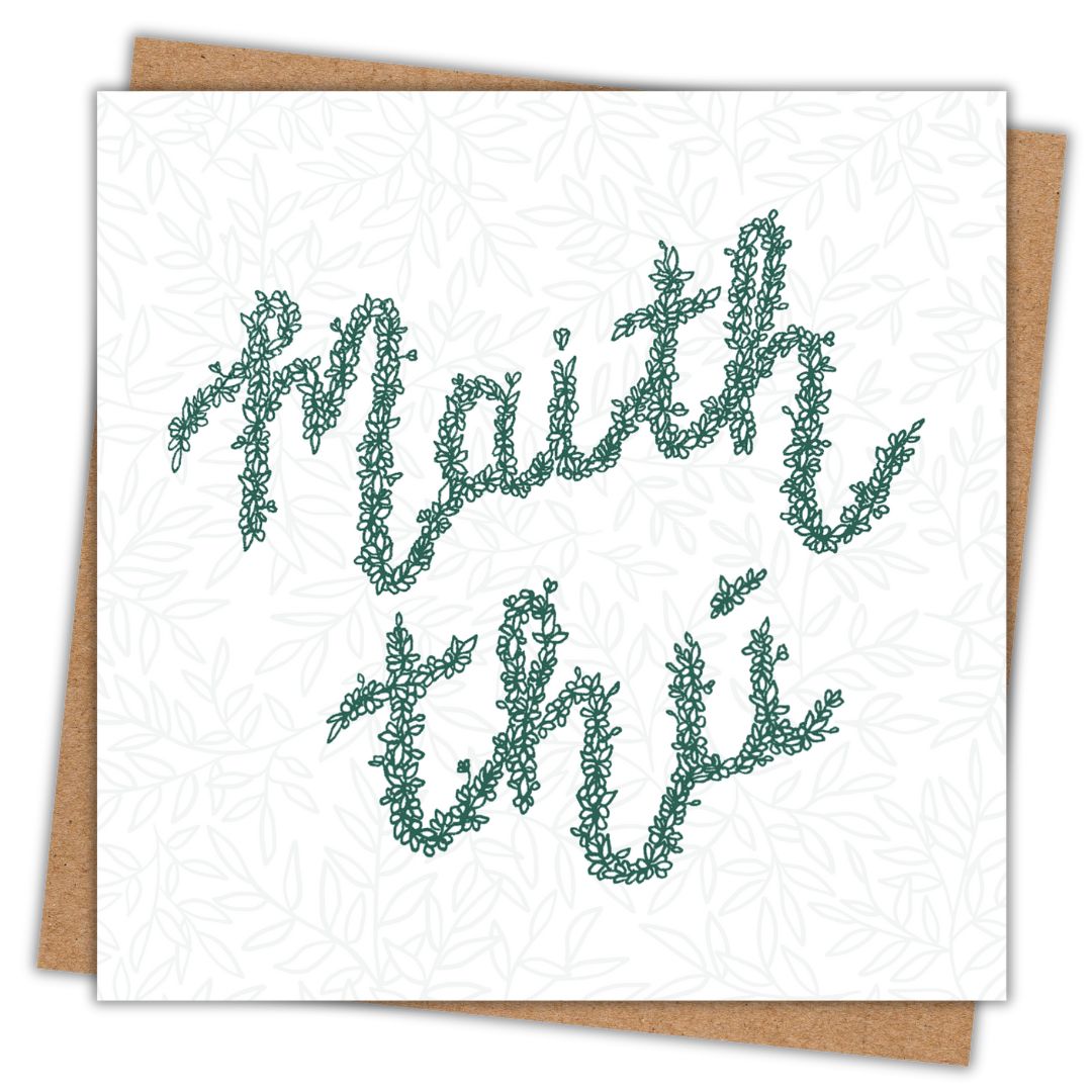 Maith Thú Card Una Heaney Art