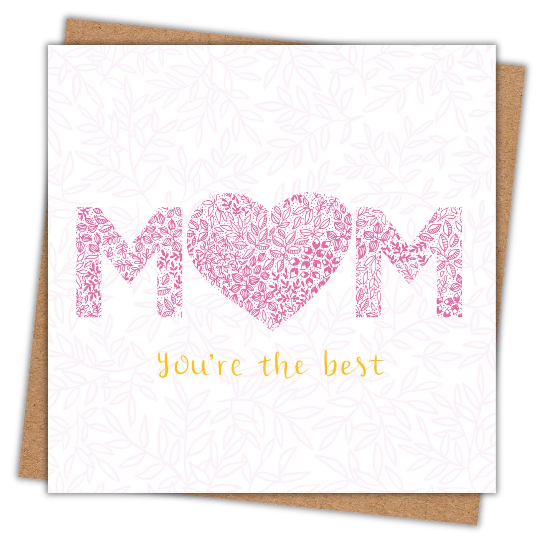 Mum You're the Best, Card