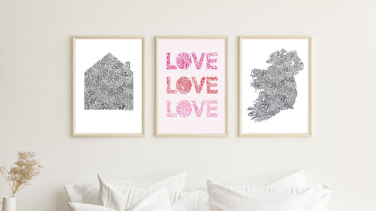 Art prints for every occasion, a perfect gift guide, blog post title image.