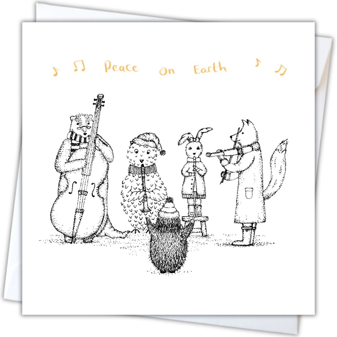 Woodland Animals Playing Music