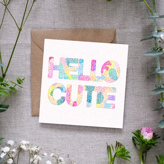 Hello Cutie Card