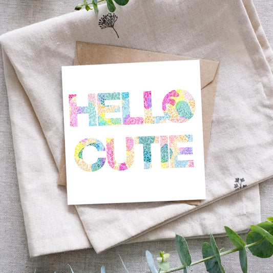 Hello Cutie Card