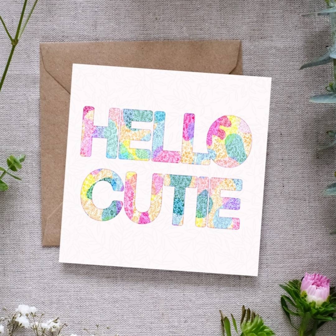 Hello Cutie Card