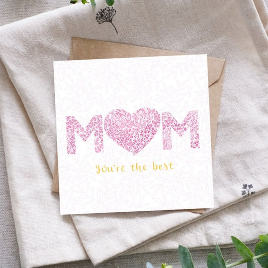 Mum You're the Best, Card